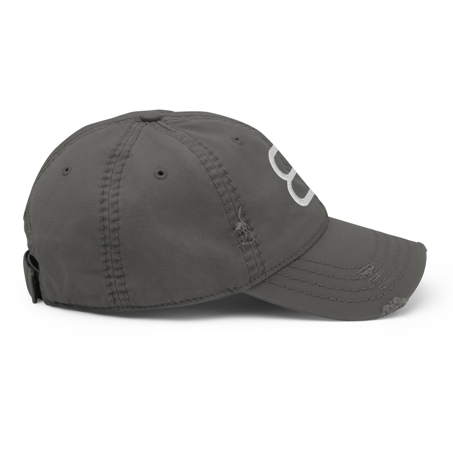 Gorra desgastada Black Rinod