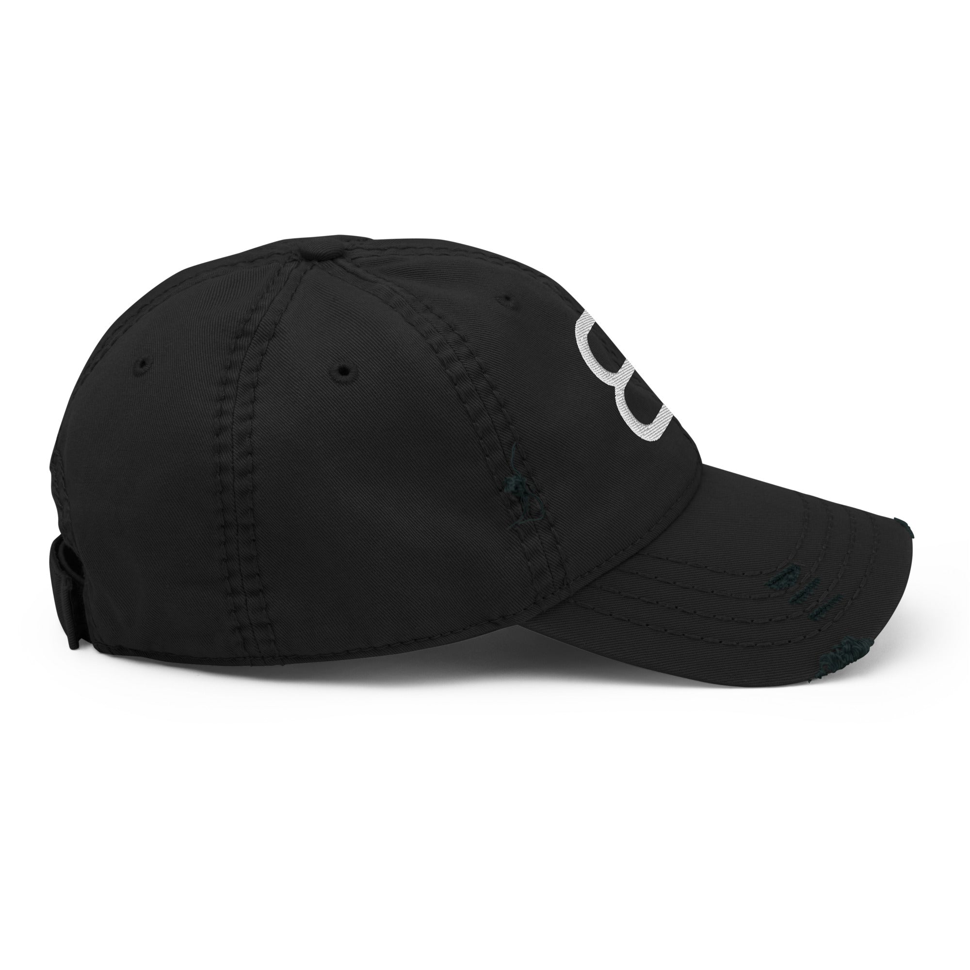 Black Rinod Worn Cap