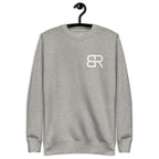 Sudadera gruesa unisex Black Rinod en color gris carbón, vista frontal