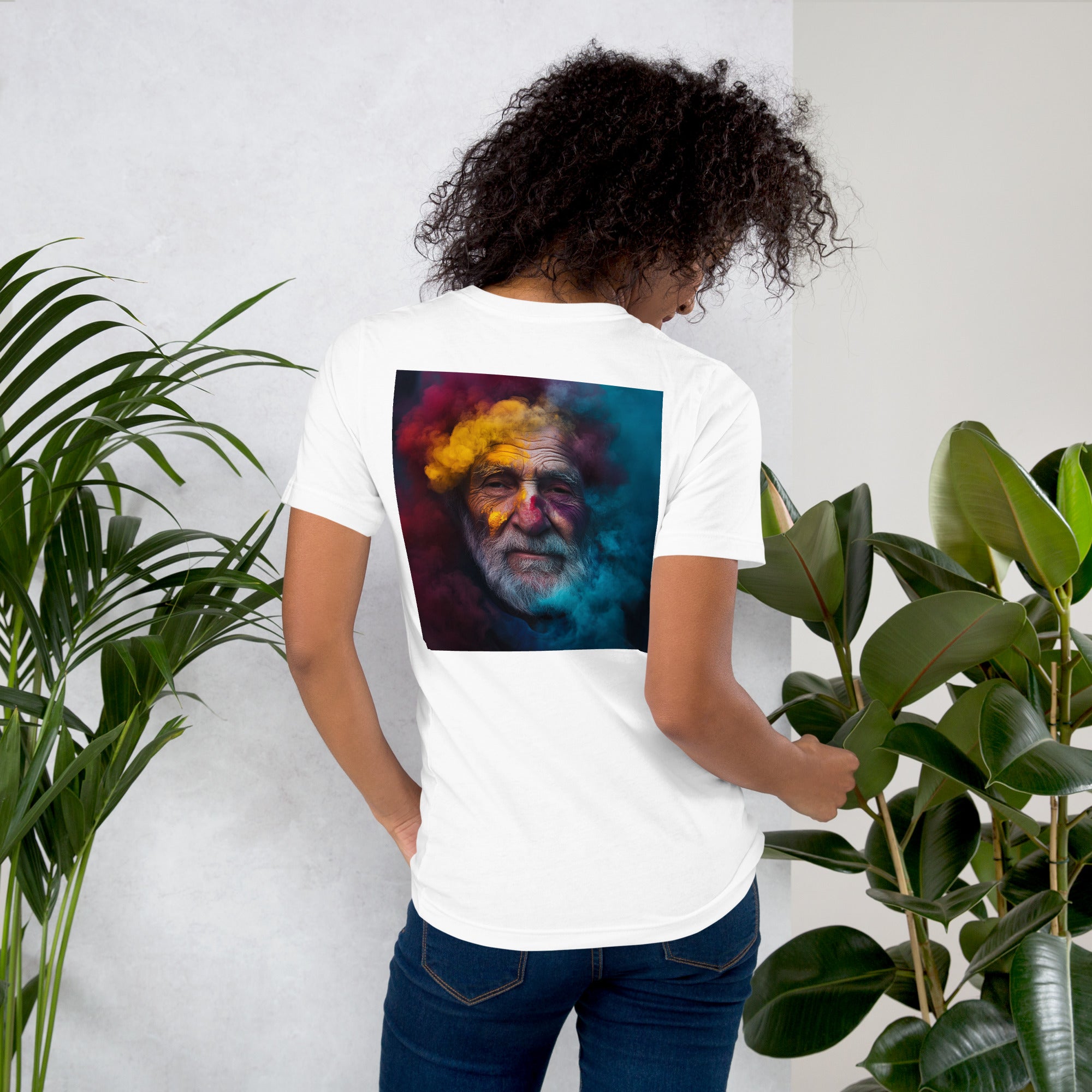 Camiseta de manga corta unisex con estampado  Black Rinod