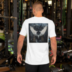 Camiseta de manga corta unisex con blanca  Black Rinod