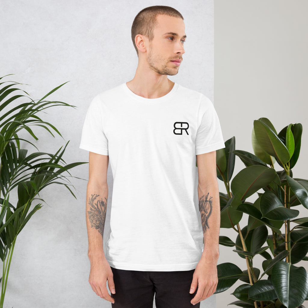 Camiseta de manga corta unisex con dibujo  Black Rinod