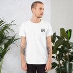 Camiseta de manga corta unisex con dibujo  Black Rinod