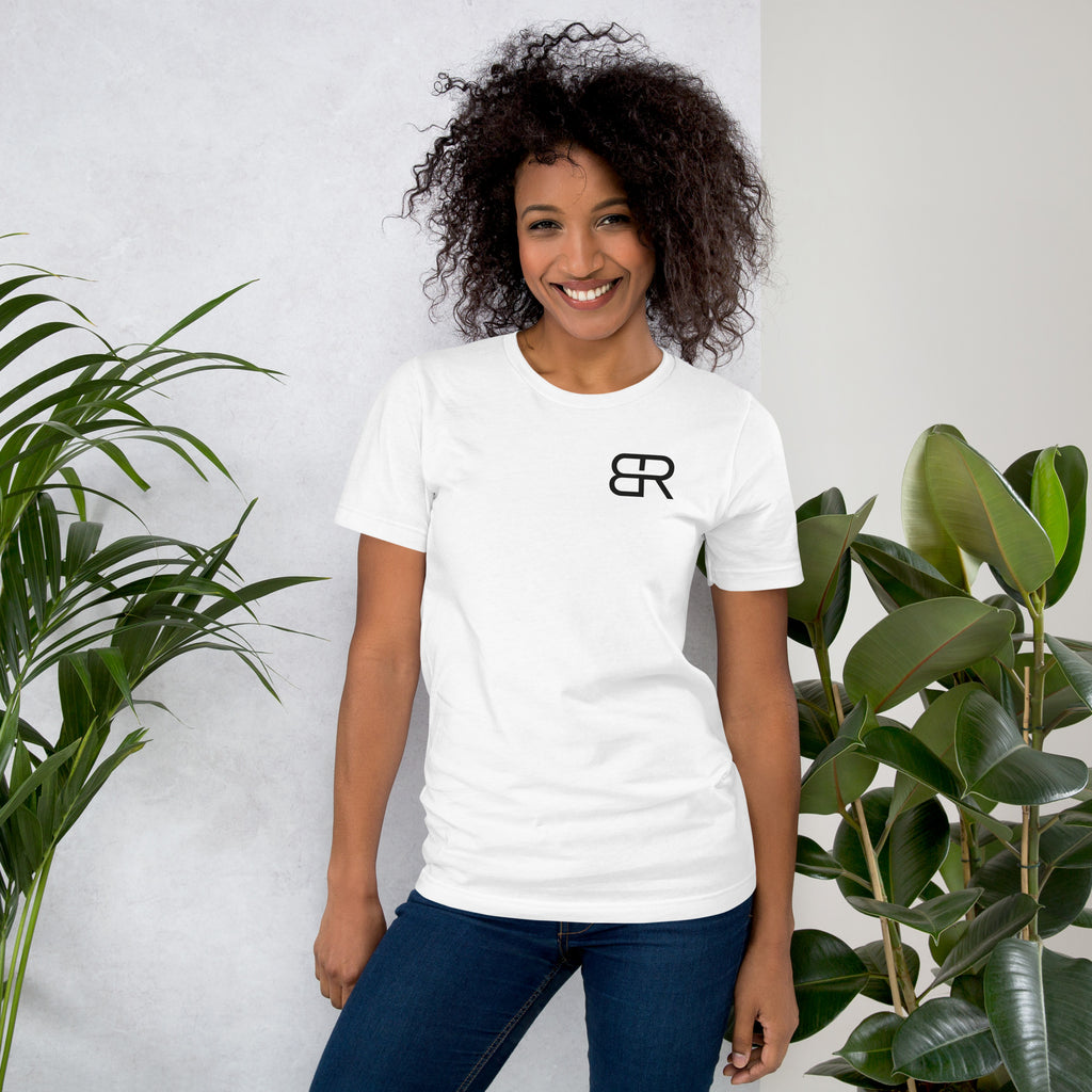 Camiseta de manga corta unisex con estampado  Black Rinod